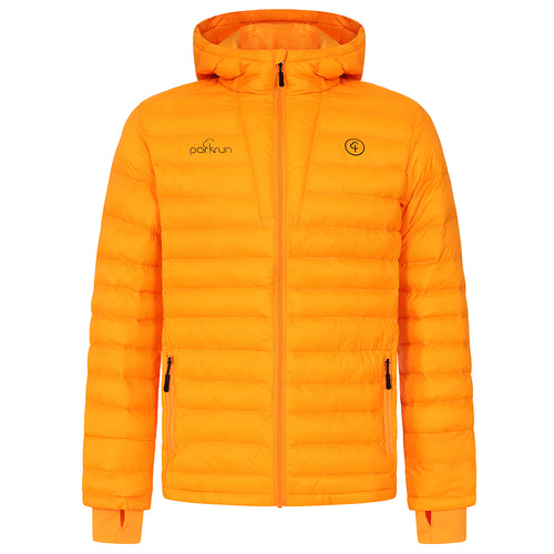 parkrun Men's Insulated Padded Jacket - Apricot