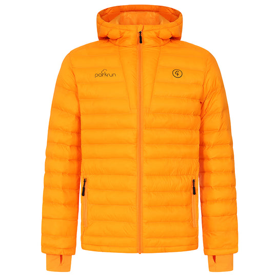parkrun Men's Insulated Padded Jacket - Apricot