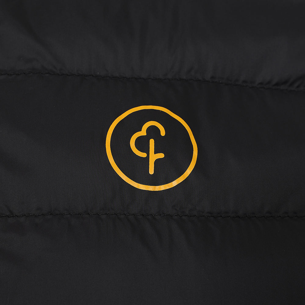 parkrun Herren-Weste mit Polsterung – Schwarz