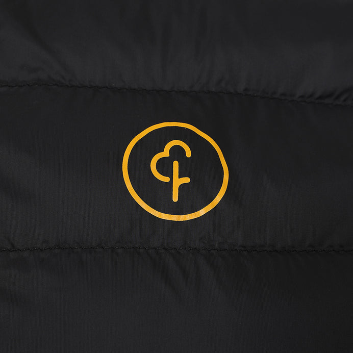 parkrun Herren-Weste mit Polsterung – Schwarz
