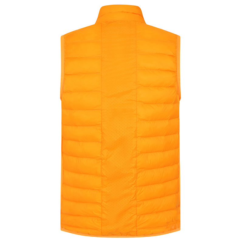 parkrun Men's Padded Gilet - Apricot