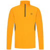 parkrun Men's 1/4 Zip Micro Fleece Top - Apricot