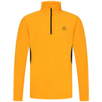 parkrun Men's 1/4 Zip Micro Fleece Top - Apricot