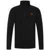 parkrun Men's 1/4 Zip Micro Fleece Top - Black