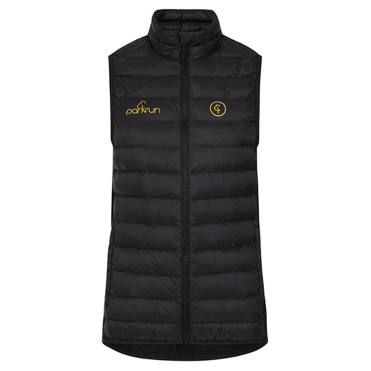 parkrun Women's Padded Gilet - Black