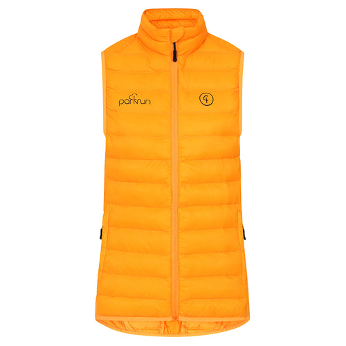 parkrun Damen-Weste mit Polsterung – Apricot