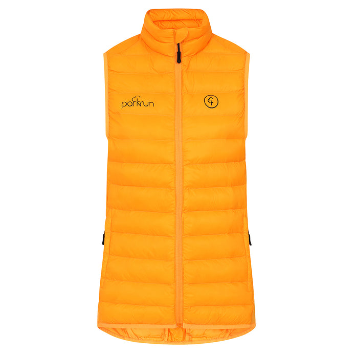 parkrun Damen-Weste mit Polsterung – Apricot