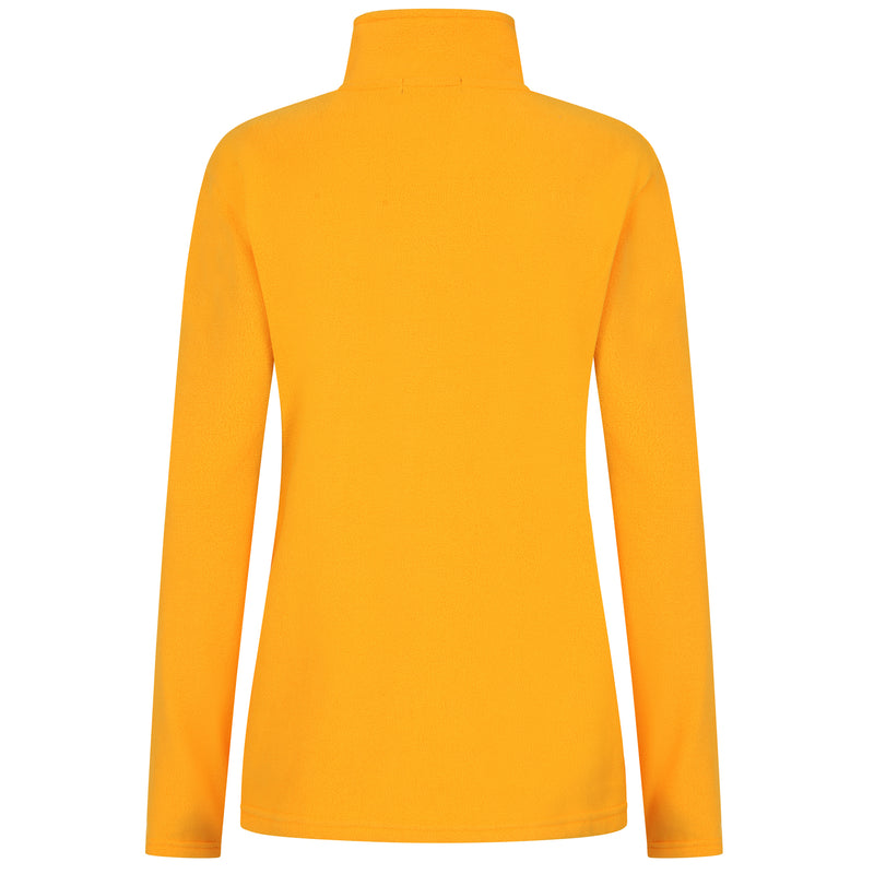 parkrun Women's 1/4 Zip Micro Fleece Top - Apricot