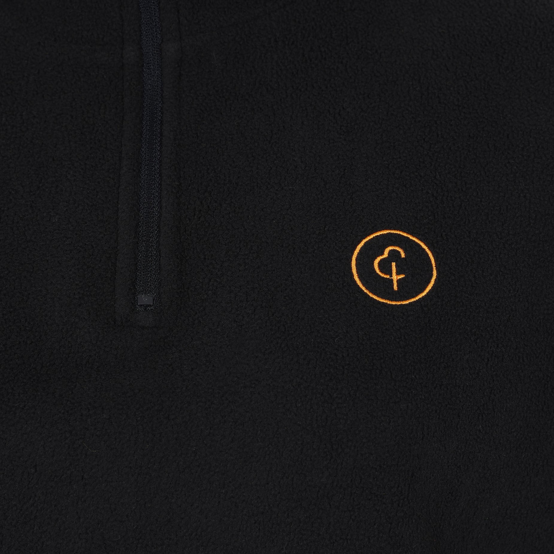 parkrun Women's 1/4 Zip Micro Fleece Top - Black