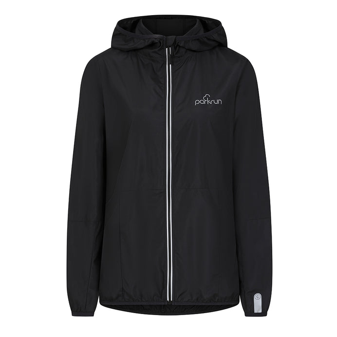 parkrun Damen-Leichtjacke – Schwarz