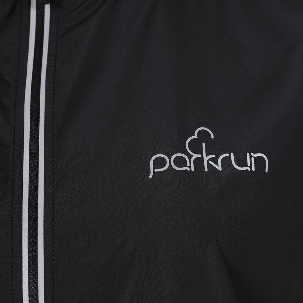 parkrun Damen-Leichtjacke – Schwarz