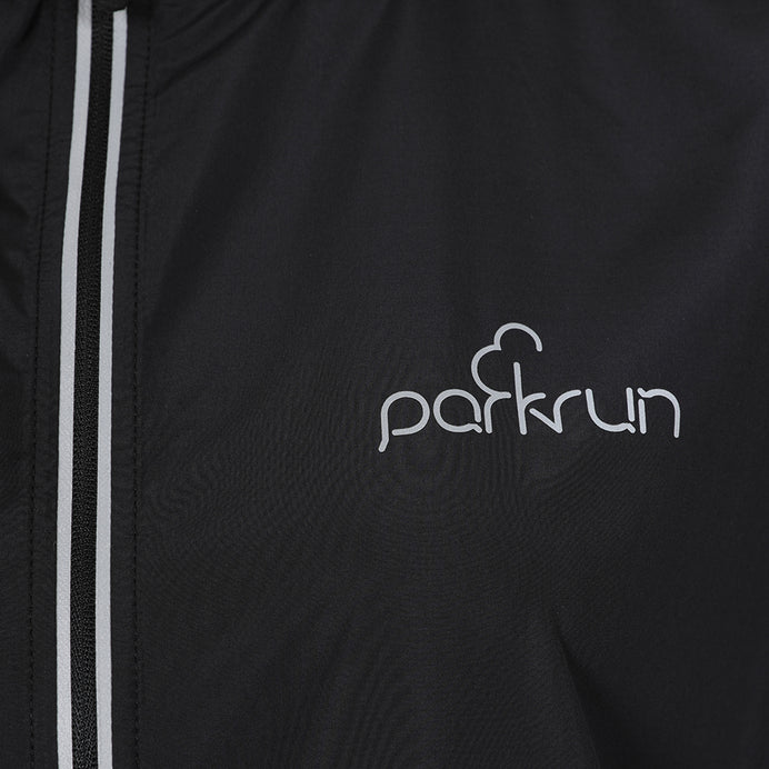parkrun Damen-Leichtjacke – Schwarz