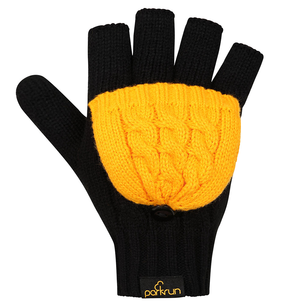 parkrun Knitted Hat and Mitten/Glove Set