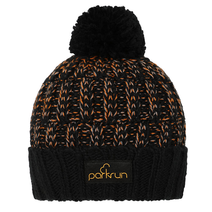 parkrun-Strickmütze mit Bommel