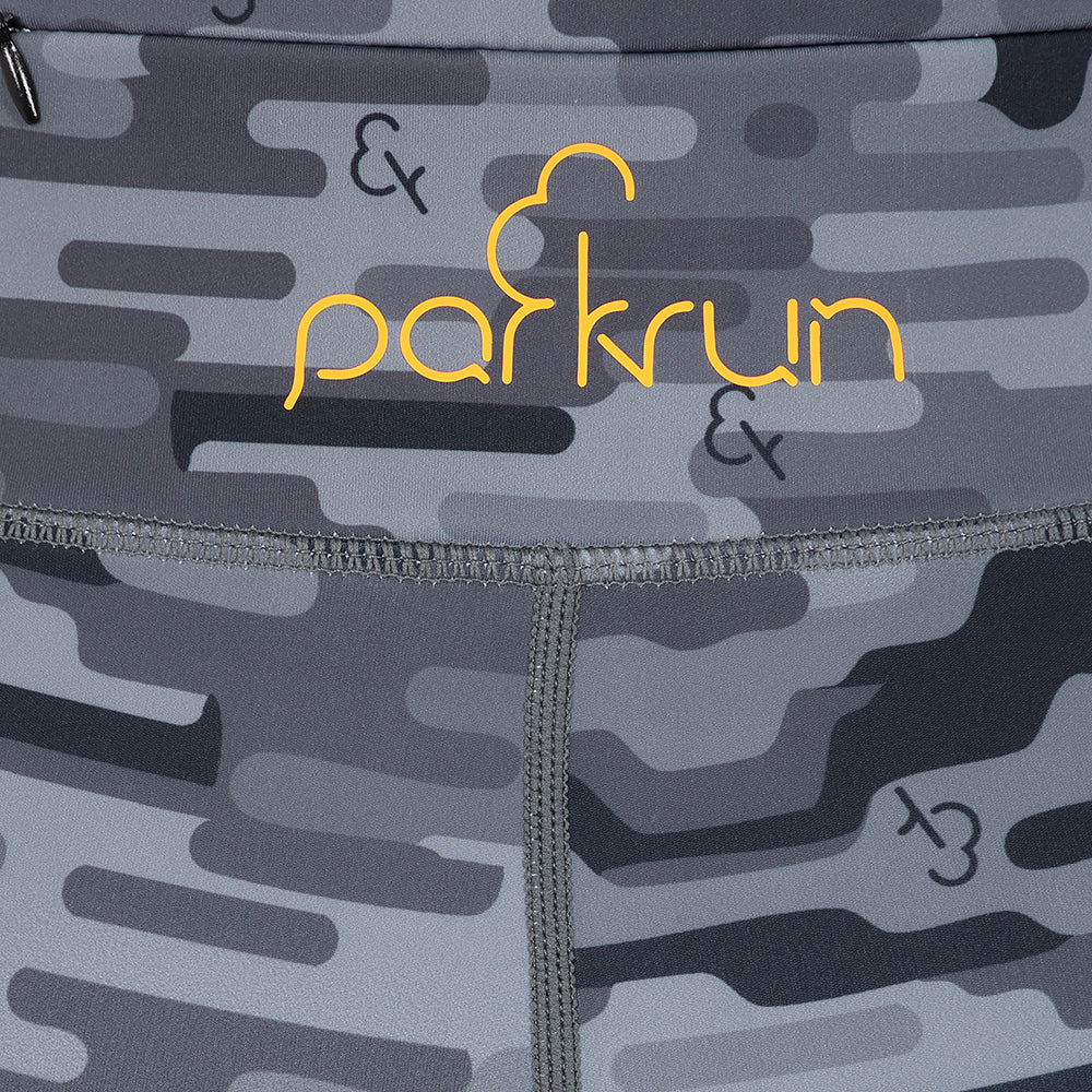 parkrun Apricot Women's 7/8 Capri Length Camo Print Tights