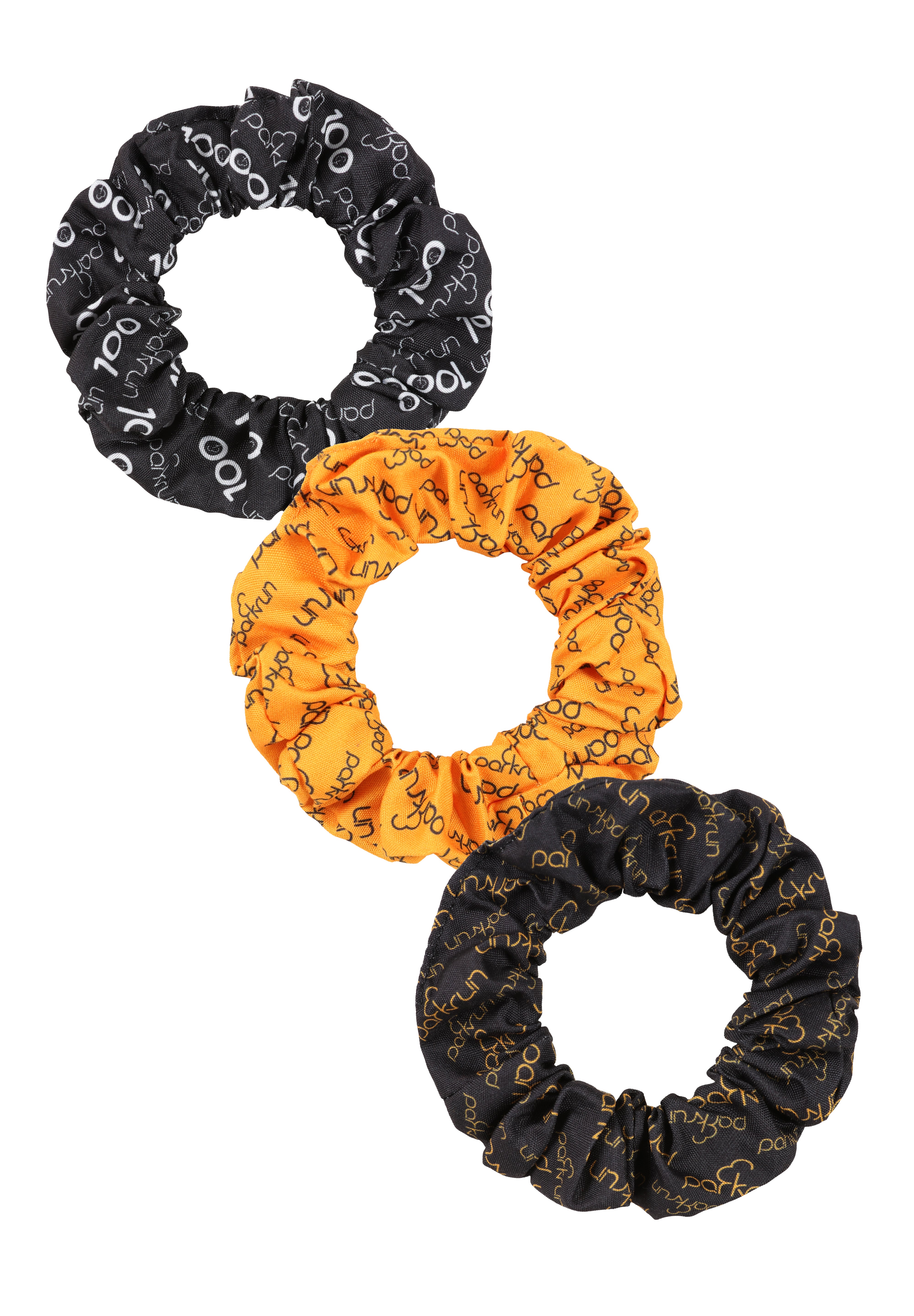 parkrun Run/Walk 100 Milestone Hair Scrunchies - 3 Pack