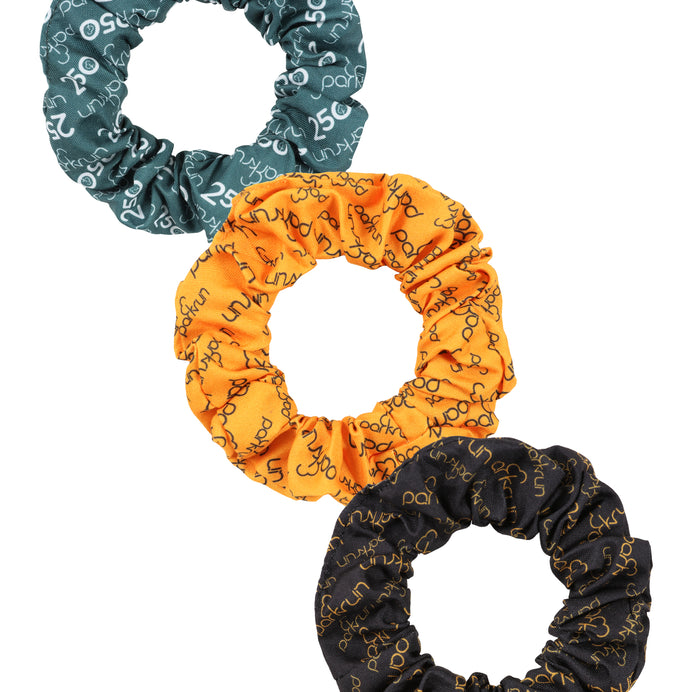 parkrun Run/Walk 250 Milestone Hair Scrunchies - 3 Pack