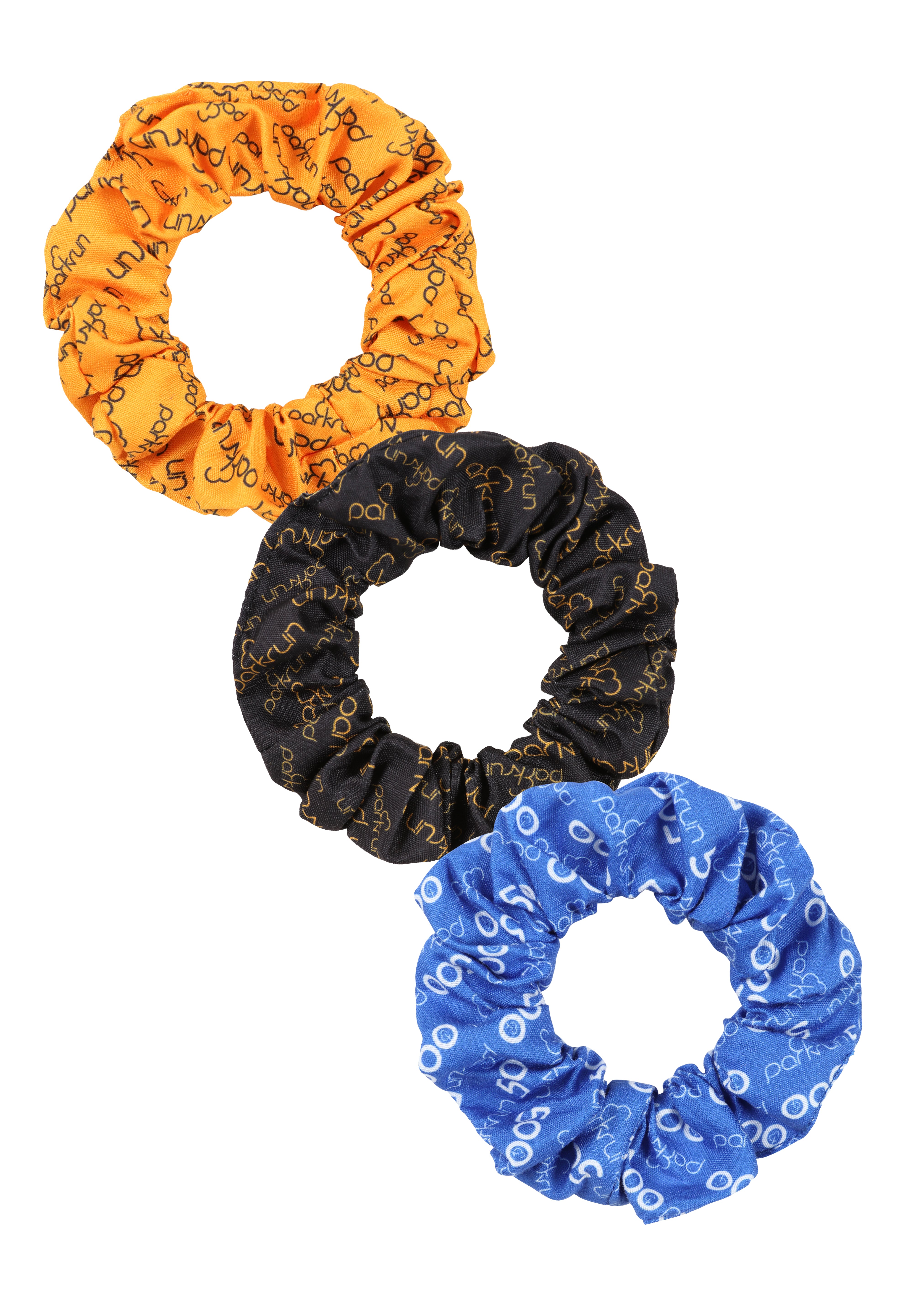 parkrun Run/Walk 500 Milestone Hair Scrunchies - 3 Pack