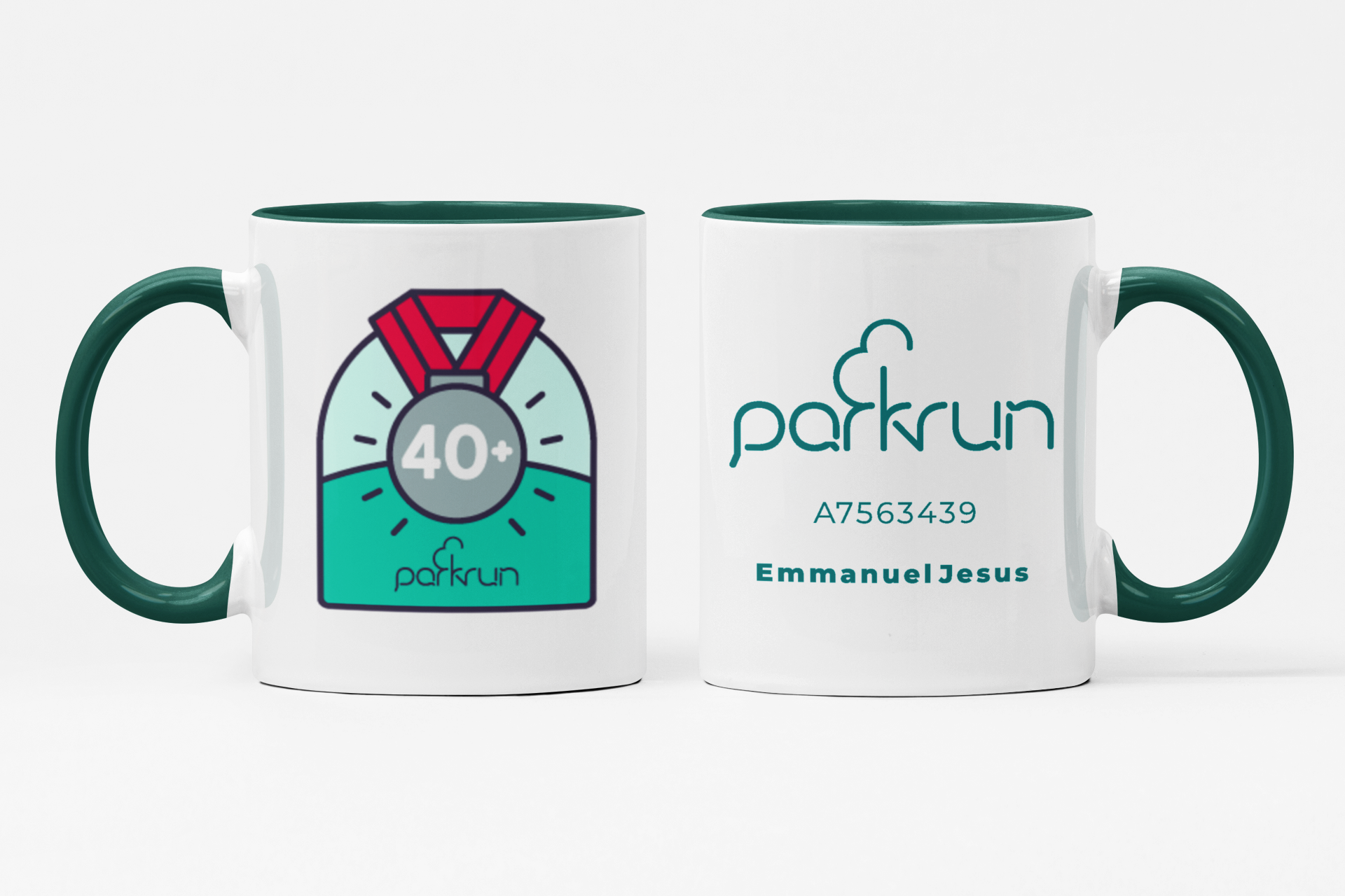parkrun obsessive 40 Challenges Mug