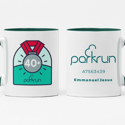 parkrun obsessive 40 Challenges Mug
