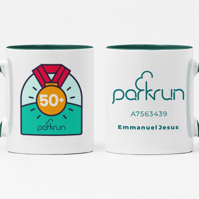 parkrun-Fanatiker: „50 Challenges“-Tasse