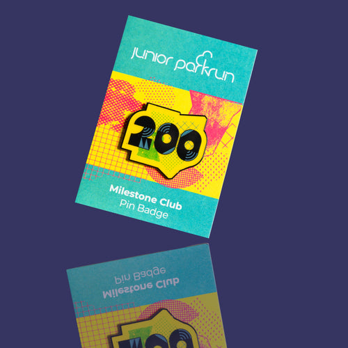 junior parkrun Milestone 200 Pin Badge