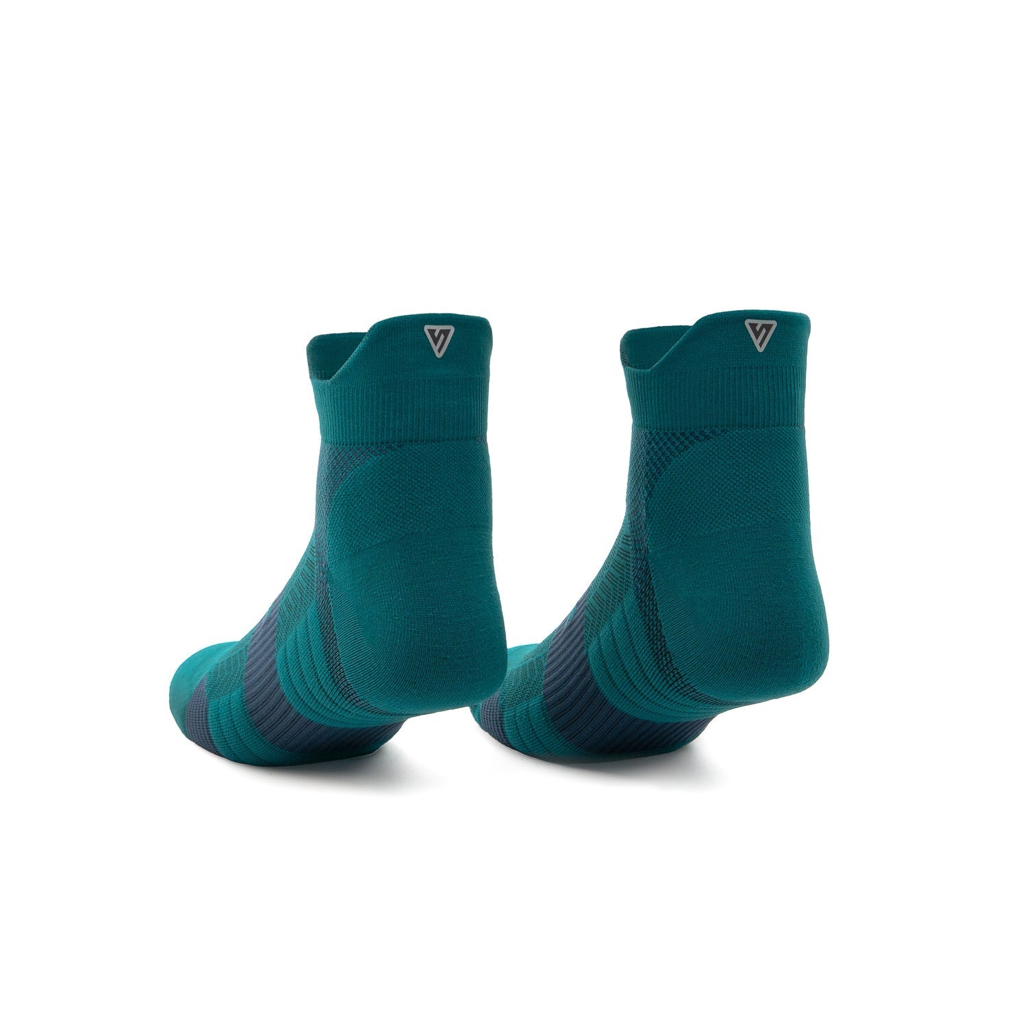 VERSUS Deep Teal Running Ankle Socks