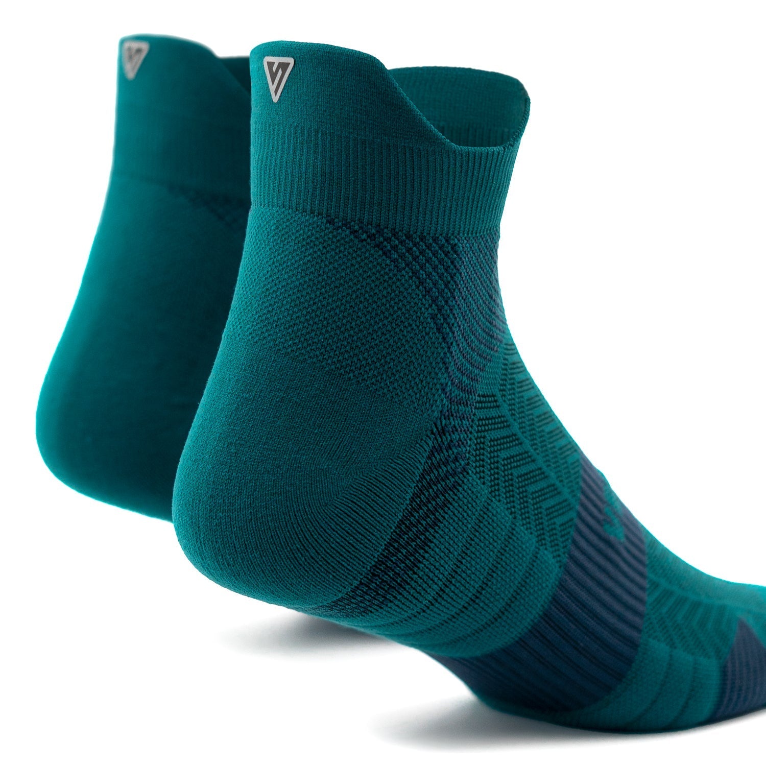 VERSUS Deep Teal Running Ankle Socks