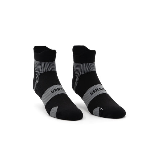 VERSUS Midnight Black Running Ankle Socks