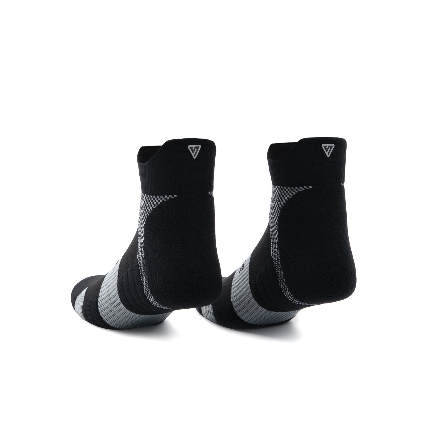 VERSUS Midnight Black Running Ankle Socks