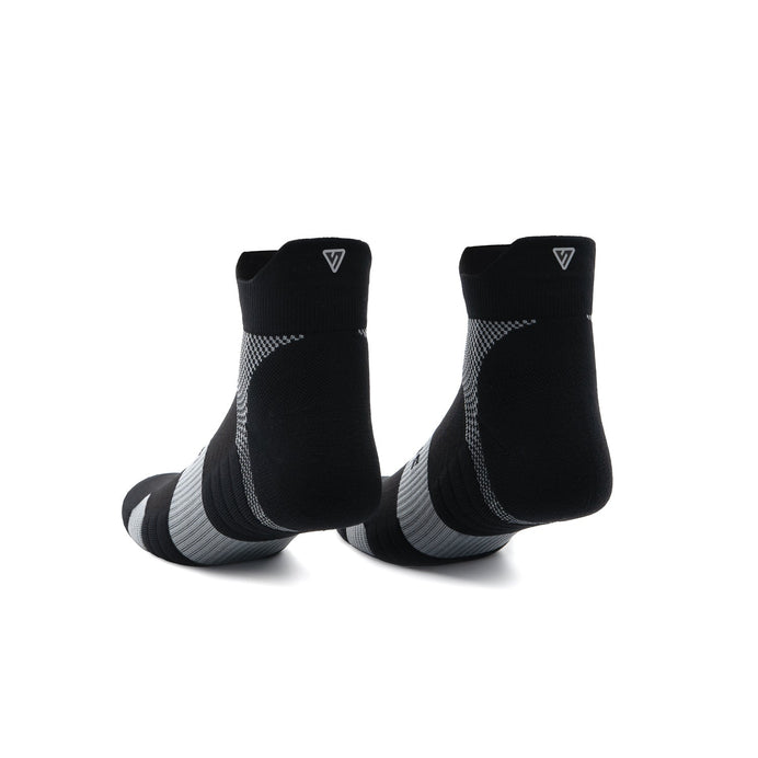 VERSUS Midnight Black Running Ankle Socks