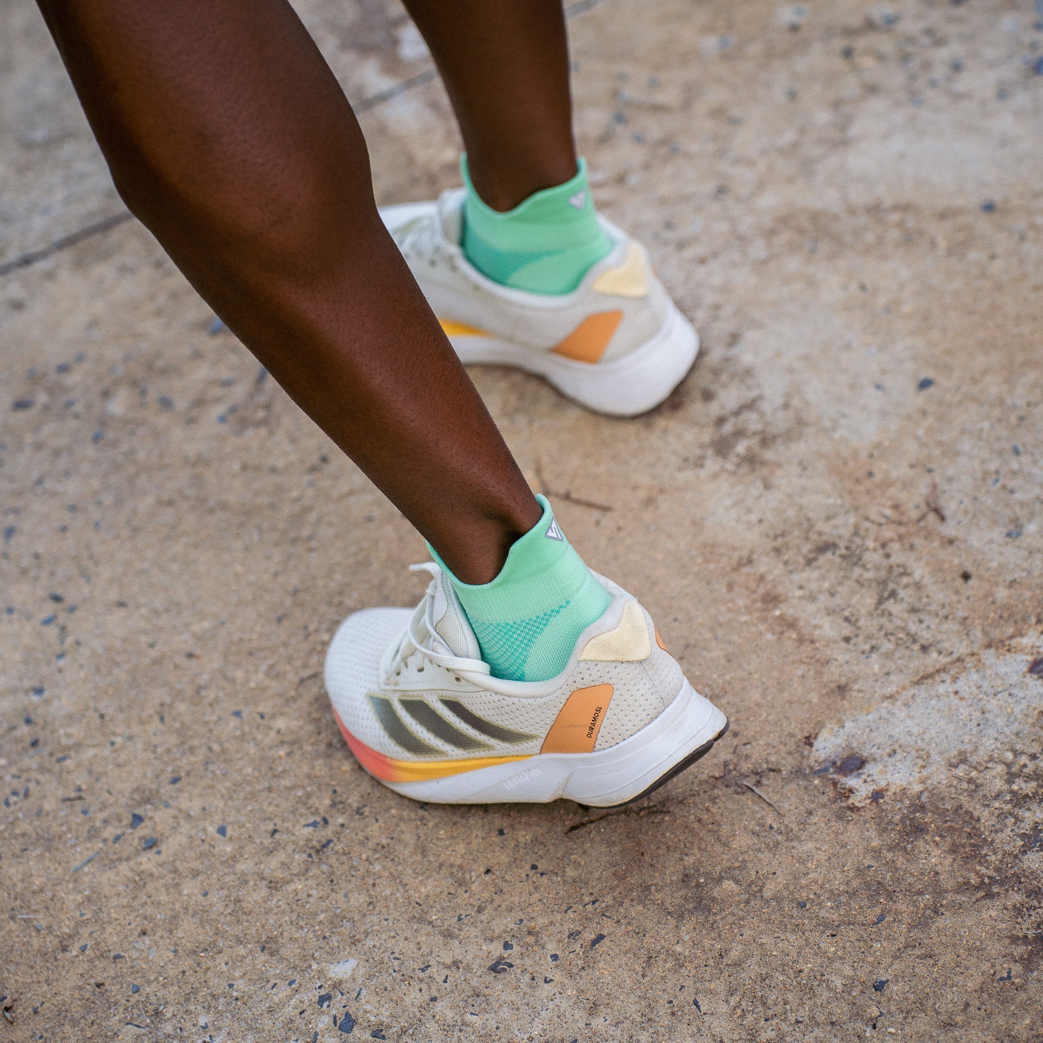 VERSUS Mint Leaf Running Ankle Socks
