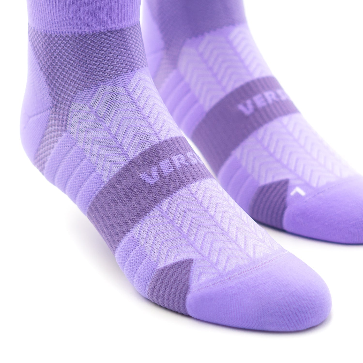 VERSUS Purple Bloom Running Ankle Socks