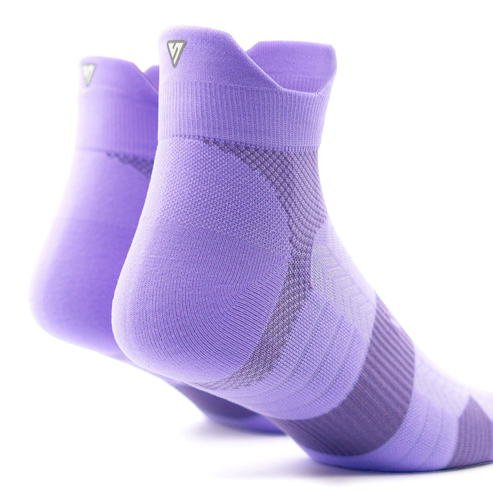 VERSUS Purple Bloom Running Ankle Socks