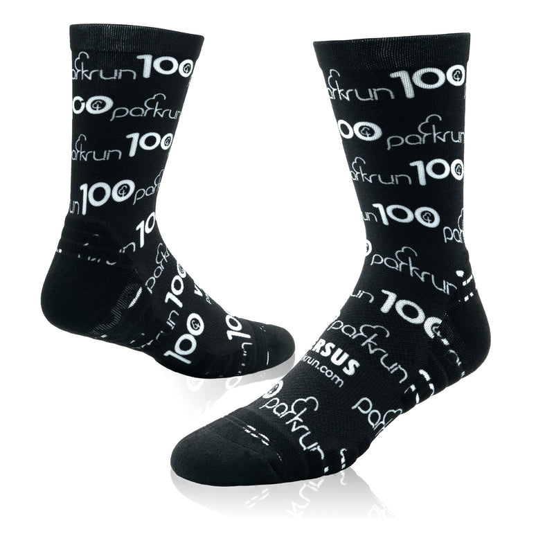 parkrun Milestone 100 Run/Walk Socks