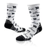 parkrun Milestone 10 Run/Walk Socks