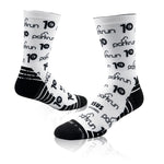 parkrun Milestone 10 Run/Walk Socks