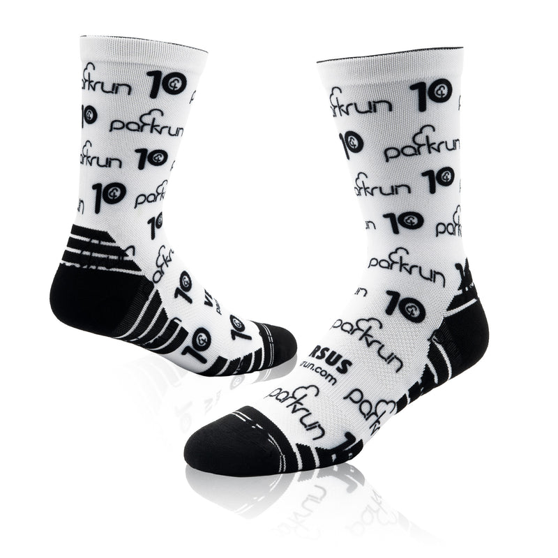 parkrun Milestone 10 Run/Walk Socks
