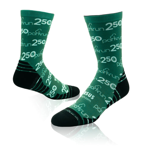 parkrun Milestone 250 Run/Walk Socks
