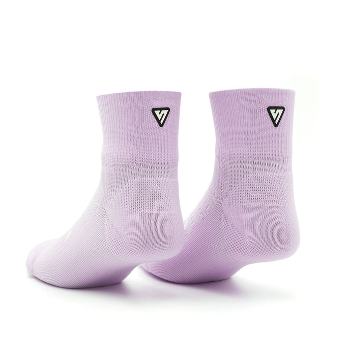 VERSUS Purple Running Quarter Socks