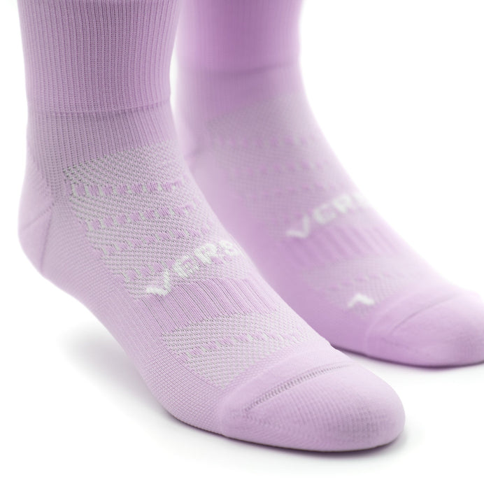 VERSUS Purple Running Quarter Socks