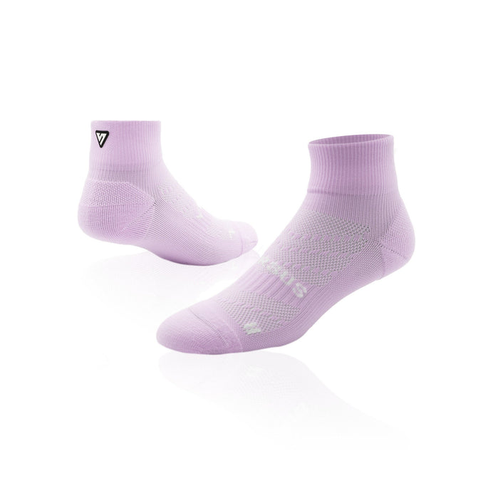 VERSUS Purple Running Quarter Socks
