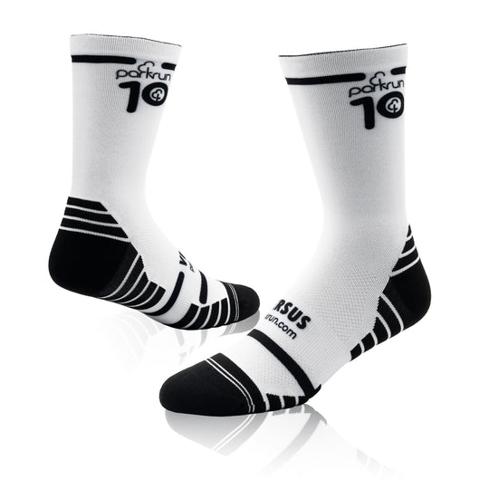 parkrun Milestone 10 Run/Walk Socks