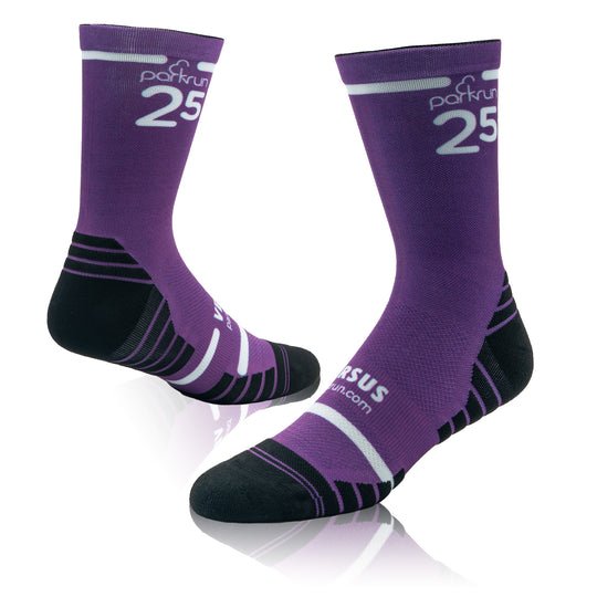 parkrun Milestone 25 Run/Walk Socks