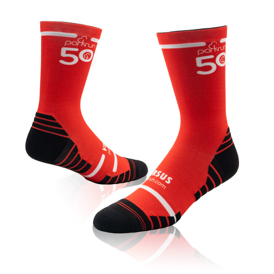 parkrun Milestone 50 Run/Walk Socks