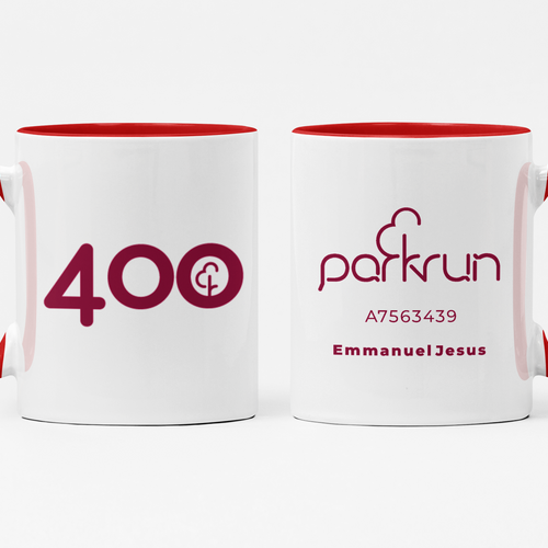 parkrun Milestone 400 Run/Walk Mug