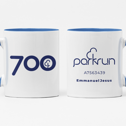 parkrun Milestone 700 Run/Walk Mug