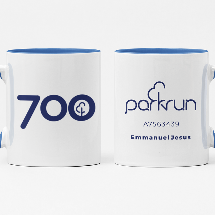 parkrun Milestone 700 Run/Walk Mug