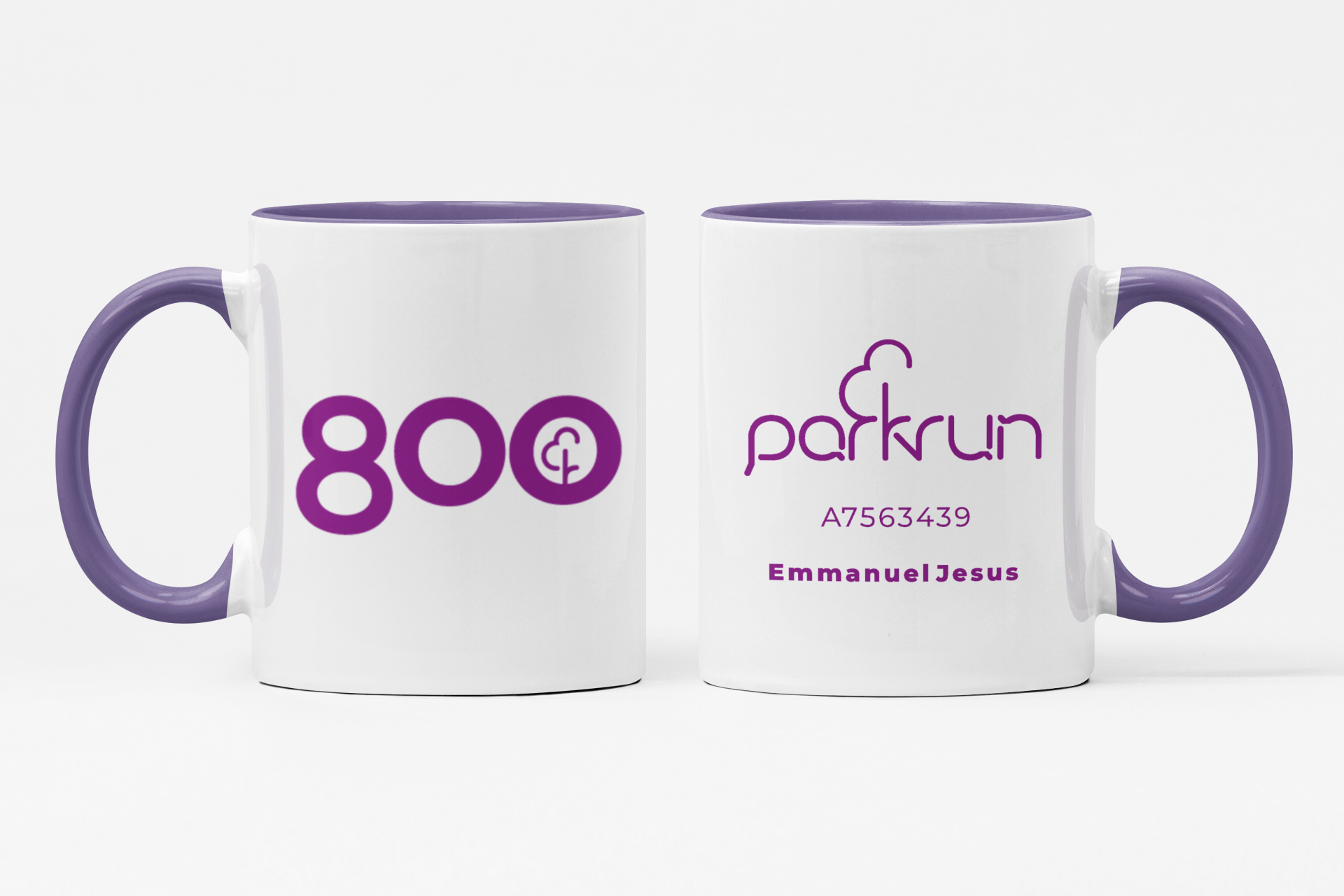 parkrun Milestone 800 Run/Walk Mug