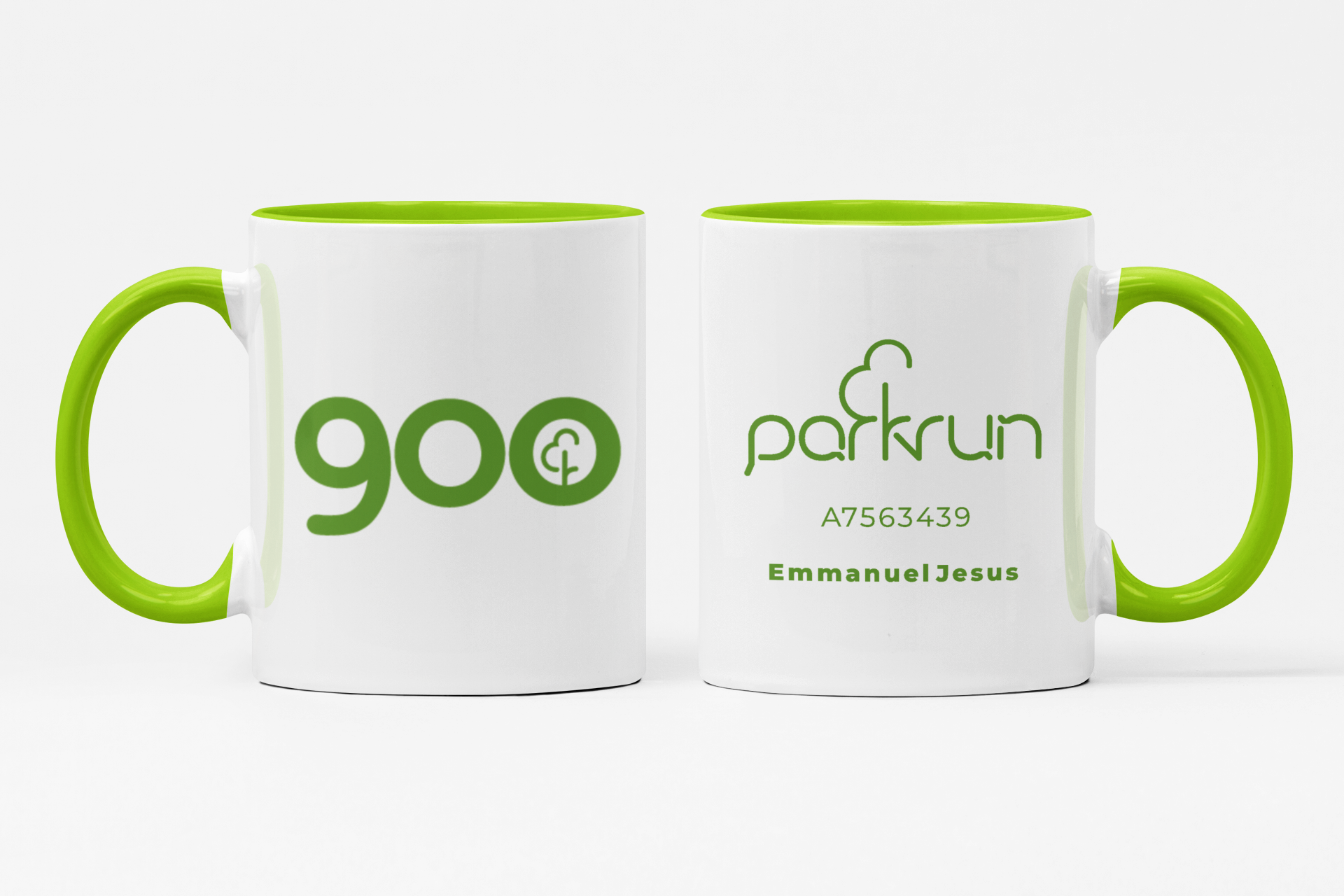 parkrun Milestone 900 Run/Walk Mug